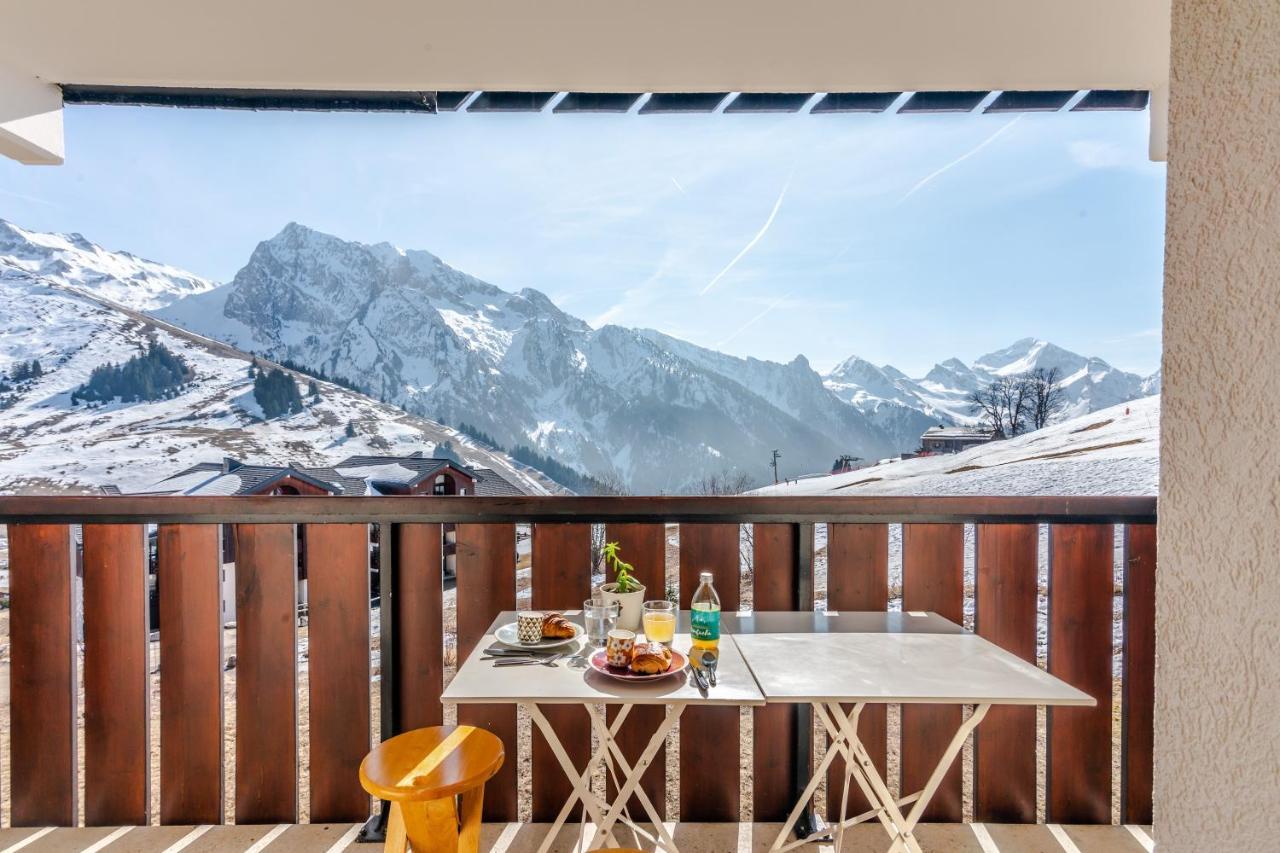 L'Oree Des Aravis - Au Pied Des Pistes Manigod Kültér fotó