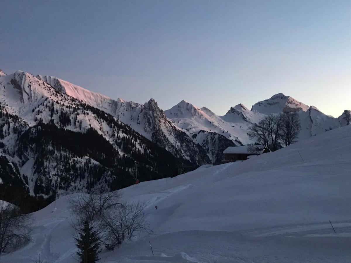 L'Oree Des Aravis - Au Pied Des Pistes Manigod Kültér fotó